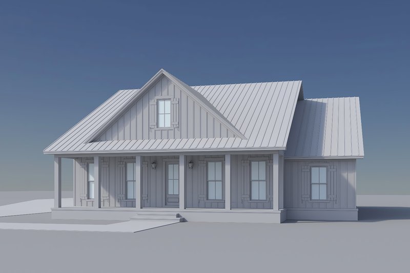 Architectural House Design - Exterior - Front Elevation 12 for Farmhouse House Plan #430-414 - 3 bed, 2.5 bath