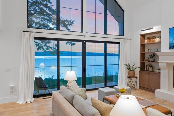 Exterior - Front Elevation 3 for Contemporary House Plan #1070-193 - 4 bed, 3.5 bath