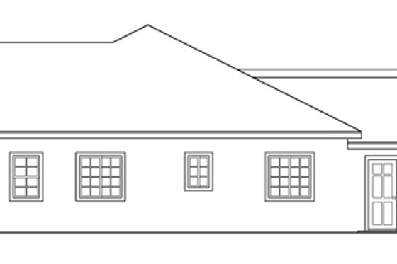 Exterior - Other Elevation for Mediterranean House Plan #124-432 - 3 bed, 2 bath