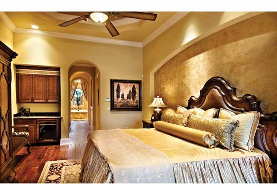Interior - Master Bedroom for Mediterranean House Plan #930-440 - 5 bed, 5.5 bath