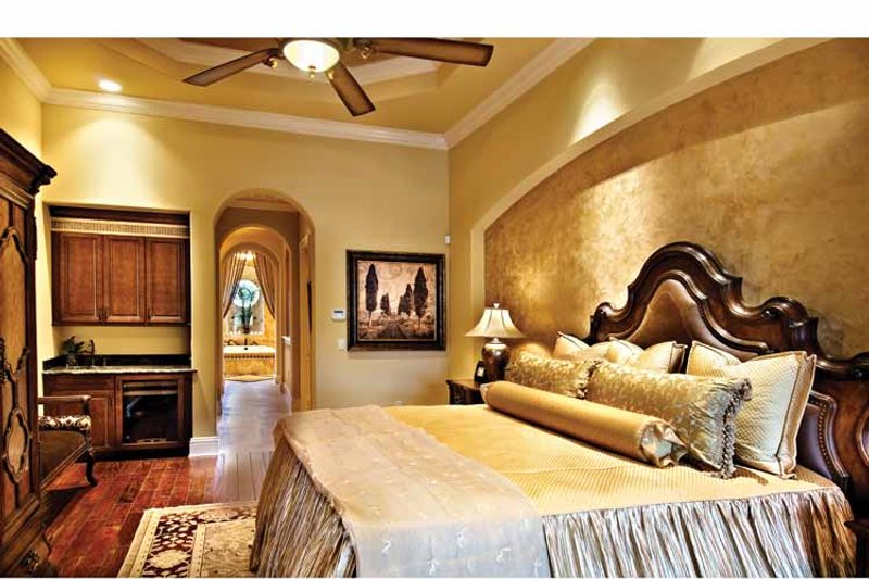 House Design - Interior - Master Bedroom for Mediterranean House Plan #930-440 - 5 bed, 5.5 bath