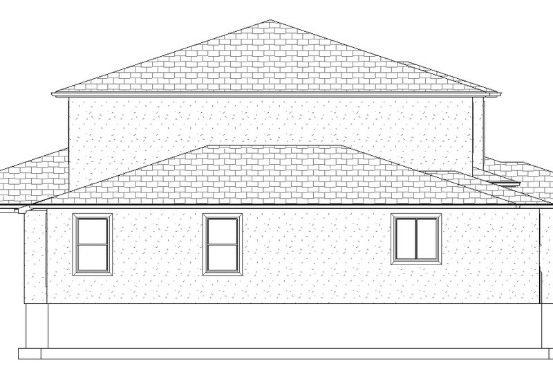 Home Plan - Exterior - Other Elevation 2 for Mediterranean House Plan #1060-29 - 5 bed, 3.5 bath