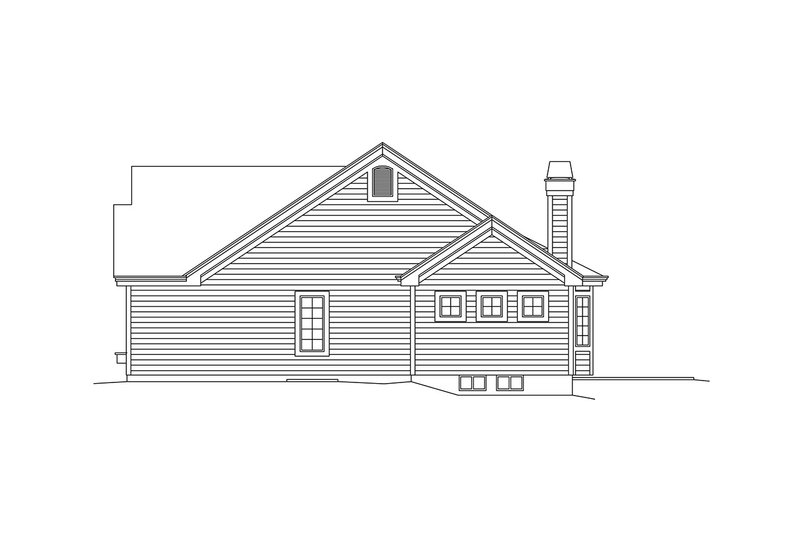 Home Plan - Exterior - Other Elevation 1 for Country House Plan #57-695 - 4 bed, 2.5 bath