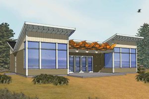 House Plan Design - Exterior - Front Elevation House Plan #569-3 - 3 bed, 2 bath