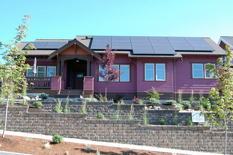 House Blueprint - Exterior - Other Elevation 3 for Craftsman House Plan #895-1 - 2 bed, 2 bath