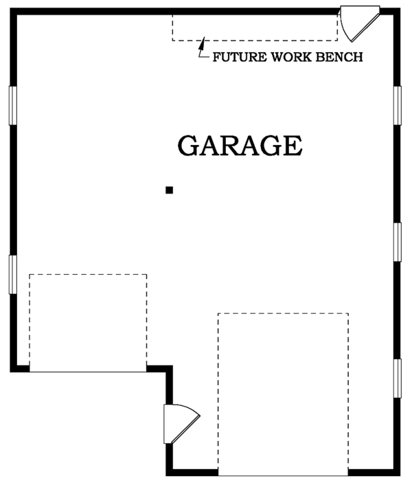 House Blueprint - Craftsman Floor Plan - Main Floor Plan #47-1071