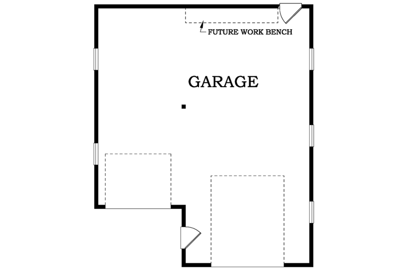 Dream House Plan - Floor Plan - Main Floor for Craftsman House Plan #47-1071, 0 bath