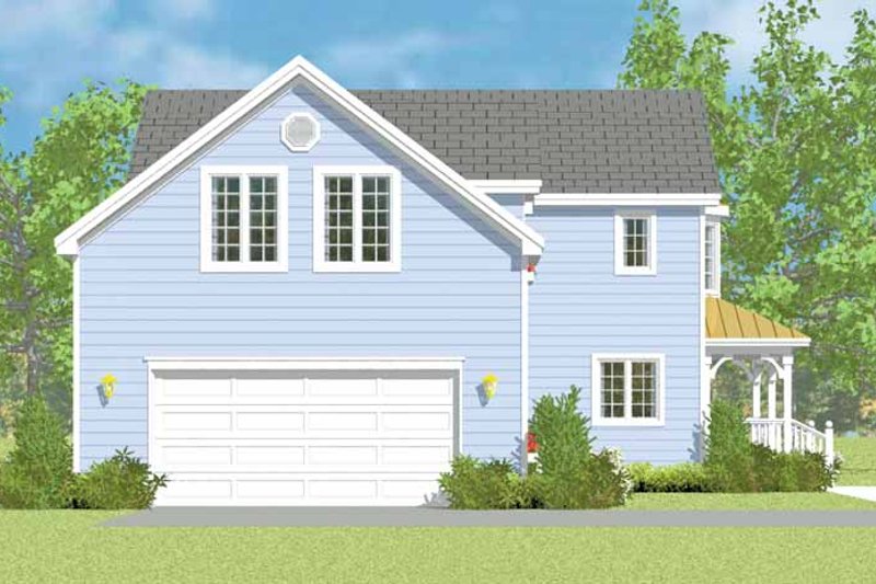 Architectural House Design - Country Exterior - Other Elevation Plan #72-1114