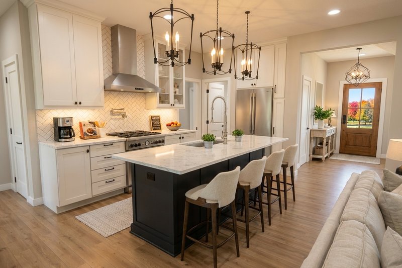 Home Plan - Interior - Kitchen 1 for Farmhouse House Plan #51-1522 - 3 bed, 3.5 bath