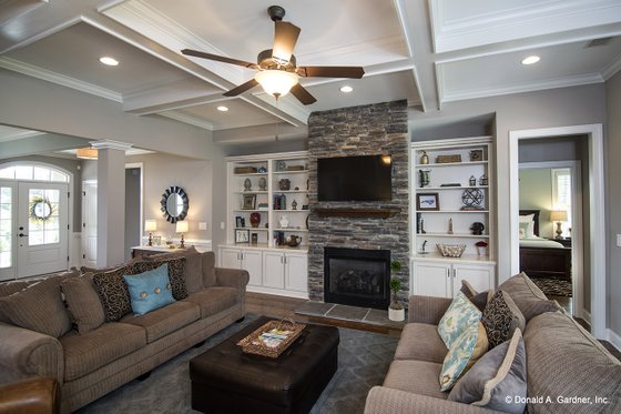 Interior - Family Room for Country House Plan #929-610 - 4 bed, 3 bath