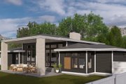 Contemporary Style House Plan - 3 Beds 2.5 Baths 2048 Sq/Ft Plan #1060-273 