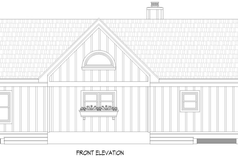 Dream House Plan - Exterior - Front Elevation 1 for Country House Plan #932-1298 - 3 bed, 2 bath