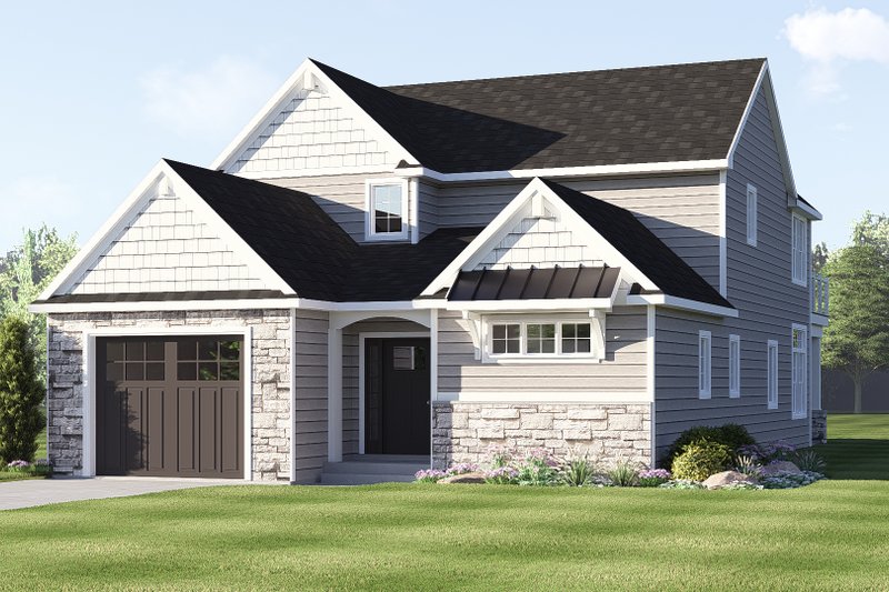 House Design - Exterior - Front Elevation 3 for Traditional House Plan #1064-480 - 3 bed, 2.5 bath