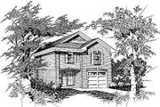 European Style House Plan - 3 Beds 2 Baths 1600 Sq/Ft Plan #329-193 