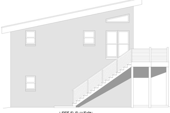 Exterior - Other Elevation for Contemporary House Plan #932-1065 - 2 bed, 2 bath
