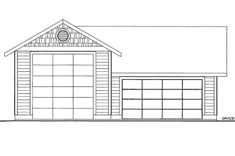 Architectural House Design - Traditional Exterior - Front Elevation Plan #117-717
