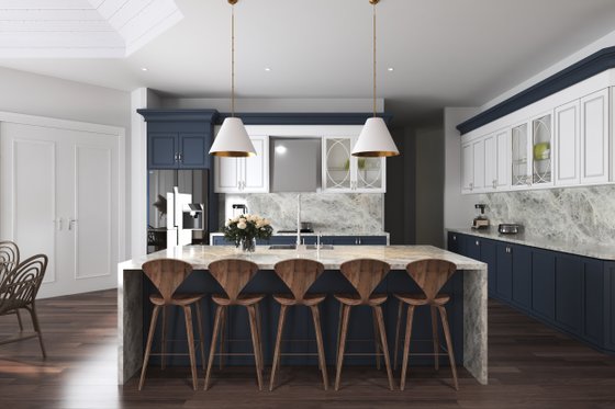 Interior - Kitchen for Craftsman House Plan #54-434 - 3 bed, 3.5 bath