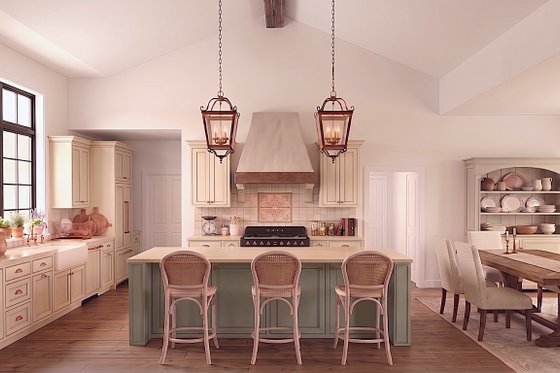 Interior - Kitchen for Farmhouse House Plan #1089-73 - 3 bed, 2.5 bath