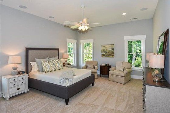 Interior - Master Bedroom for Craftsman House Plan #119-425 - 4 bed, 3.5 bath