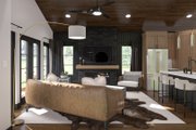 Modern Style House Plan - 1 Beds 1 Baths 858 Sq/Ft Plan #455-441 