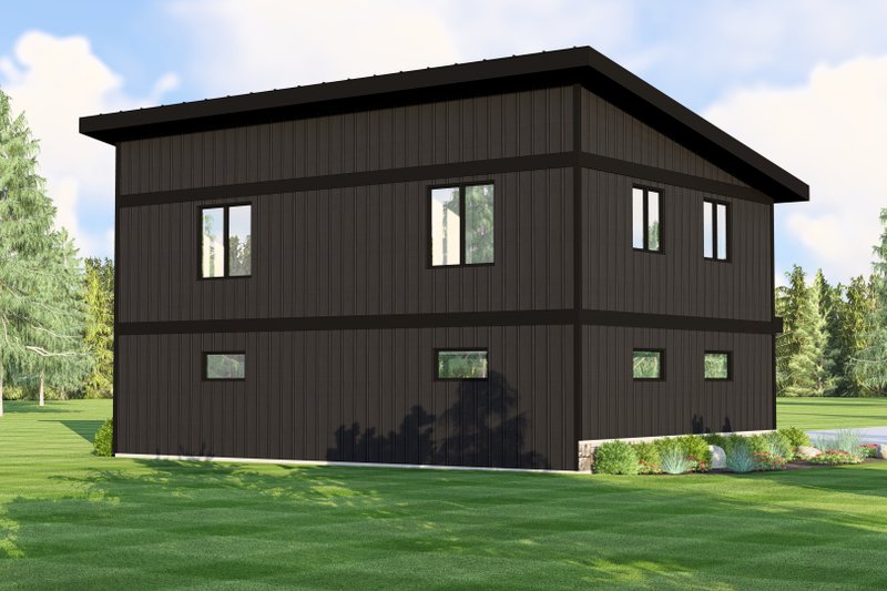 Dream House Plan - Exterior - Rear Elevation for Modern House Plan #1064-378 - 2 bed, 1 bath