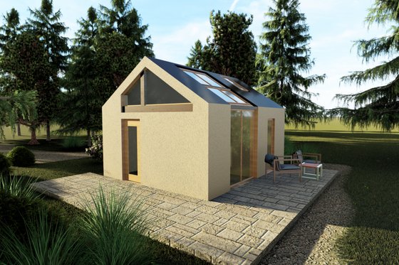 Exterior - Other Elevation for Modern House Plan #549-33 - 1 bed, 1 bath