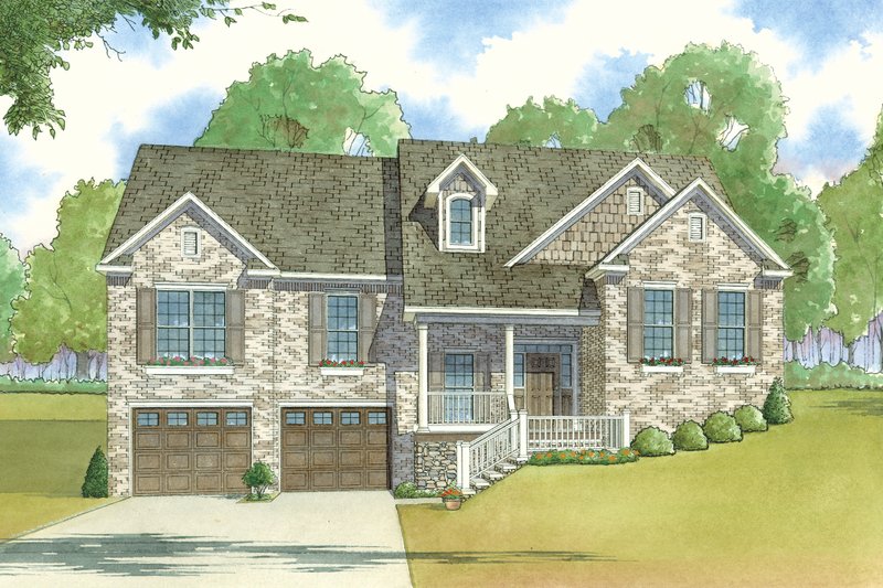 House Plan Design - Traditional Exterior - Front Elevation Plan #923-26