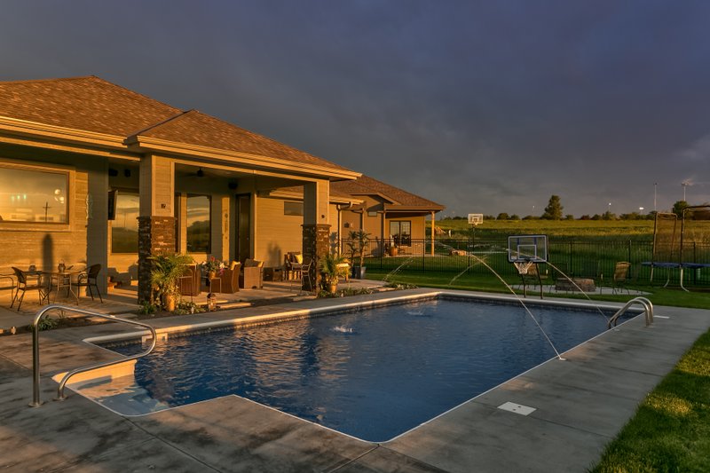 Dream House Plan - Exterior - Other Elevation for Contemporary House Plan #20-2613 - 2 bed, 2 bath