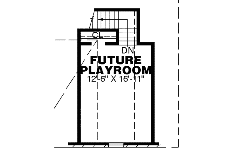 Dream House Plan - Floor Plan - Other Floor for Traditional House Plan #34-164 - 3 bed, 2 bath