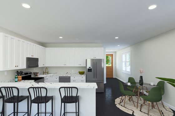 Interior - Kitchen 3 for Modern House Plan #1060-213 - 2 bed, 2.5 bath