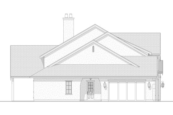 Exterior - Other Elevation for European House Plan #1114-23 - 4 bed, 2.5 bath