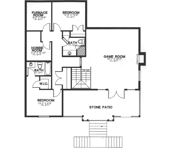 Log Floor Plan - Other Floor Plan #115-158