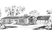 Ranch Style House Plan - 3 Beds 2.5 Baths 1942 Sq/Ft Plan #72-199 