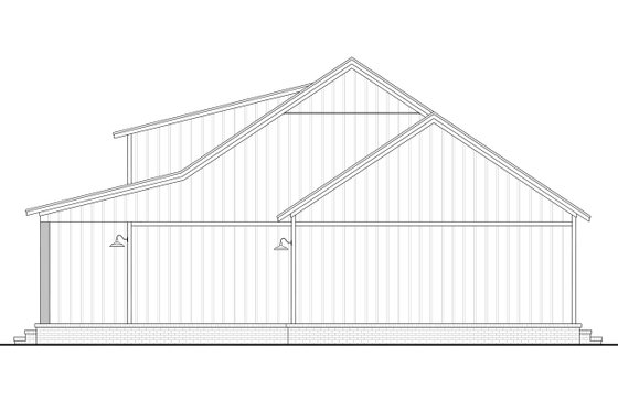 Exterior - Other Elevation 1 for Farmhouse House Plan #430-369 - 2 bed, 2 bath
