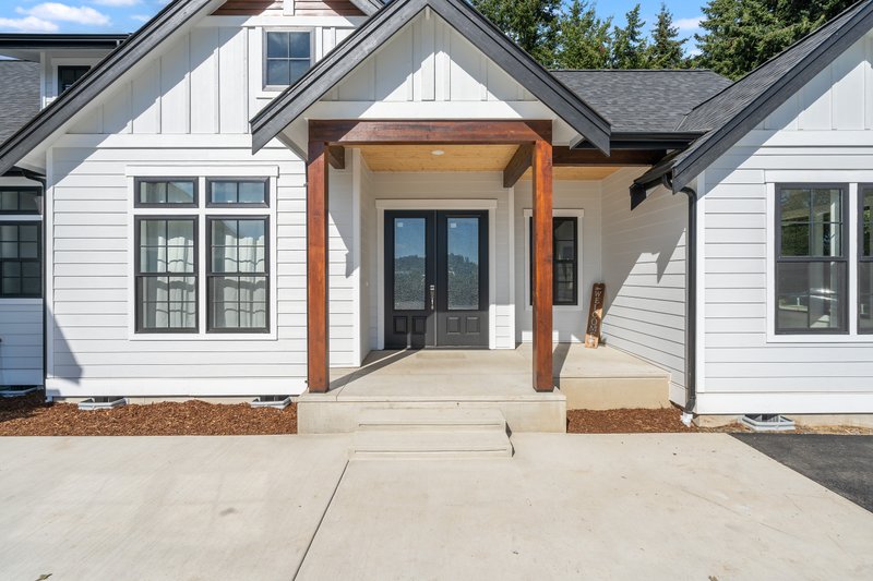 Dream House Plan - Exterior - Covered Porch for Farmhouse House Plan #1070-129 - 4 bed, 3.5 bath