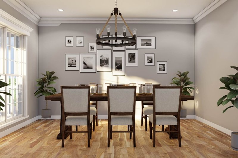 Home Plan - Interior - Dining Room for Traditional House Plan #17-2003 - 3 bed, 2.5 bath