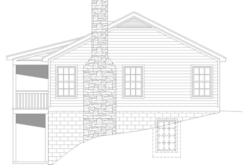 Dream House Plan - Exterior - Other Elevation 1 for Traditional House Plan #932-525 - 2 bed, 1 bath