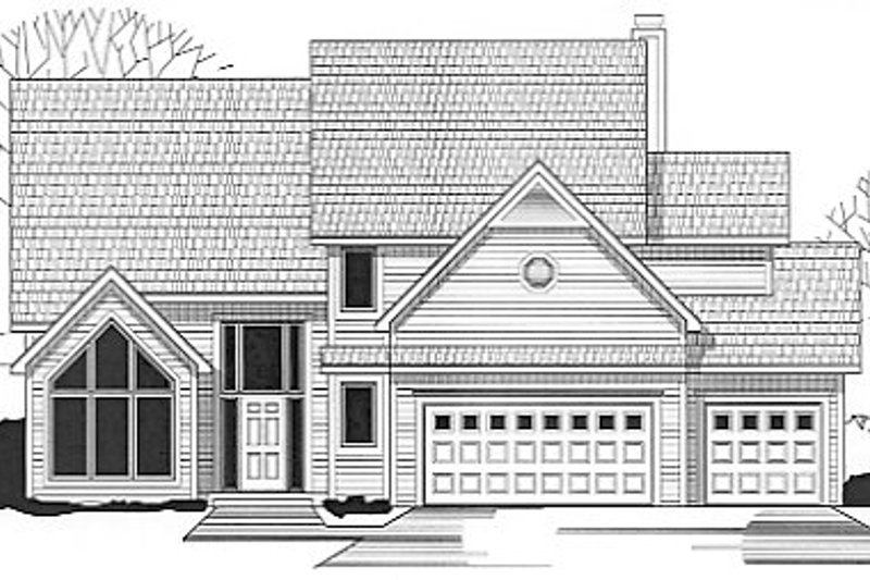 Traditional Style House Plan - 4 Beds 4 Baths 2696 Sq/Ft Plan #67-261