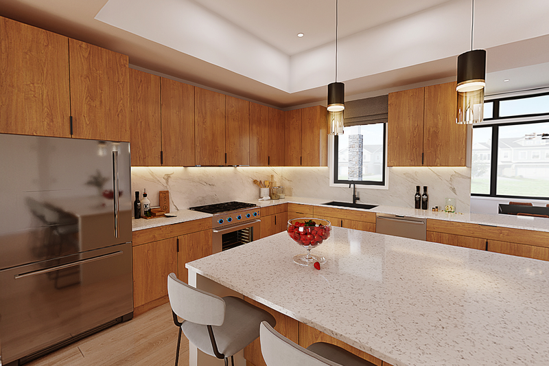 Dream House Plan - Interior - Kitchen for Prairie House Plan #48-1100 - 3 bed, 2.5 bath