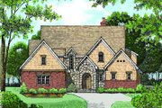 European Style House Plan - 4 Beds 4.5 Baths 4120 Sq/Ft Plan #413-145 