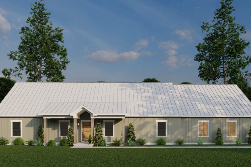 House Blueprint - Farmhouse Exterior - Front Elevation Plan #923-441