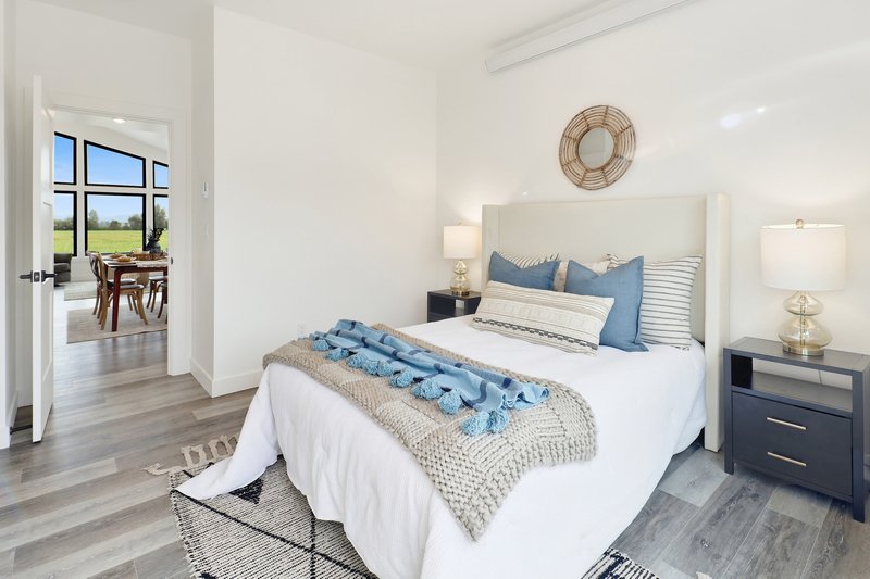 Home Plan - Interior - Bedroom 1 for Contemporary House Plan #1070-225 - 2 bed, 2.5 bath