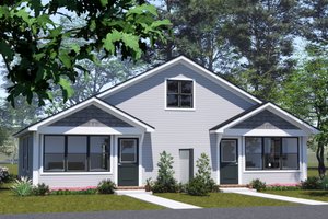 Home Plan - Cottage Exterior - Front Elevation Plan #513-2340