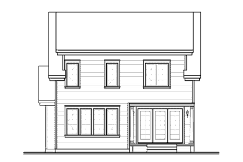 Dream House Plan - Exterior - Rear Elevation for Country House Plan #23-2240 - 3 bed, 1.5 bath