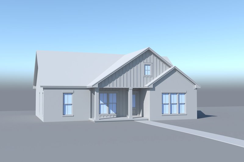 Architectural House Design - User Generated 3 for Farmhouse House Plan #430-445 - 3 bed, 2 bath