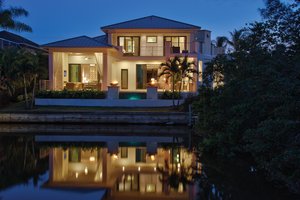 Exterior - Rear Elevation for Contemporary House Plan #930-20 - 3 bed, 4 bath