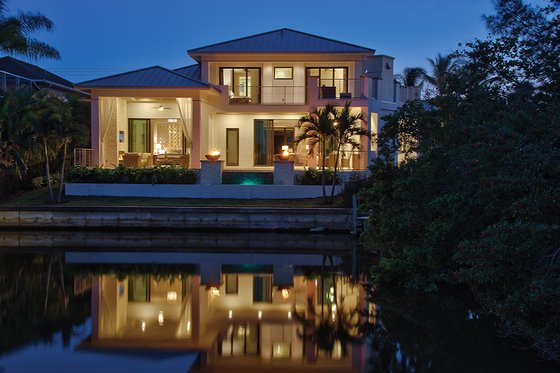 Exterior - Rear Elevation for Contemporary House Plan #930-20 - 3 bed, 4 bath