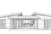 Modern Style House Plan - 2 Beds 2 Baths 1532 Sq/Ft Plan #895-157 