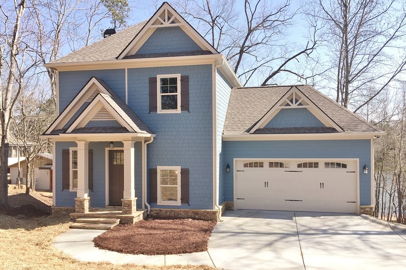 Architectural House Design - Exterior - Front Elevation 3 for Craftsman House Plan #437-91 - 2 bed, 2.5 bath