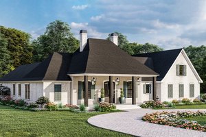 Exterior - Other Elevation for Traditional House Plan #406-9664 - 4 bed, 3 bath